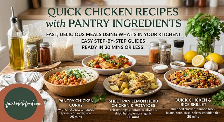 Quick Chicken Recipes With Pantry Ingredients