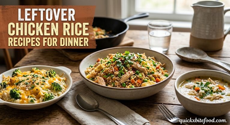 Leftover Chicken Rice Recipes for Dinner: Easy, Delicious, and Budget-Friendly Ideas