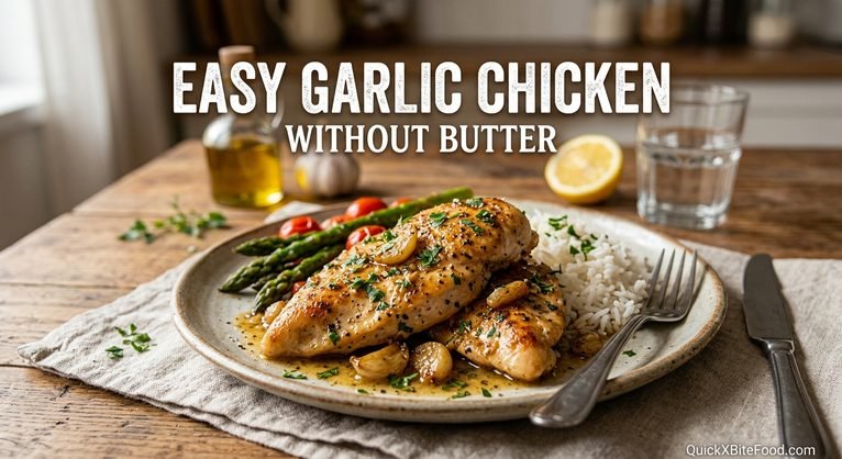 Easy Garlic Chicken Without Butter