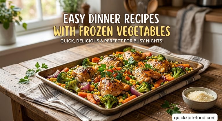 Easy Dinner Recipes with Frozen Vegetables: Simple, Delicious Meals for Busy Nights